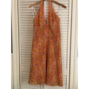 Halter Paisley Dress